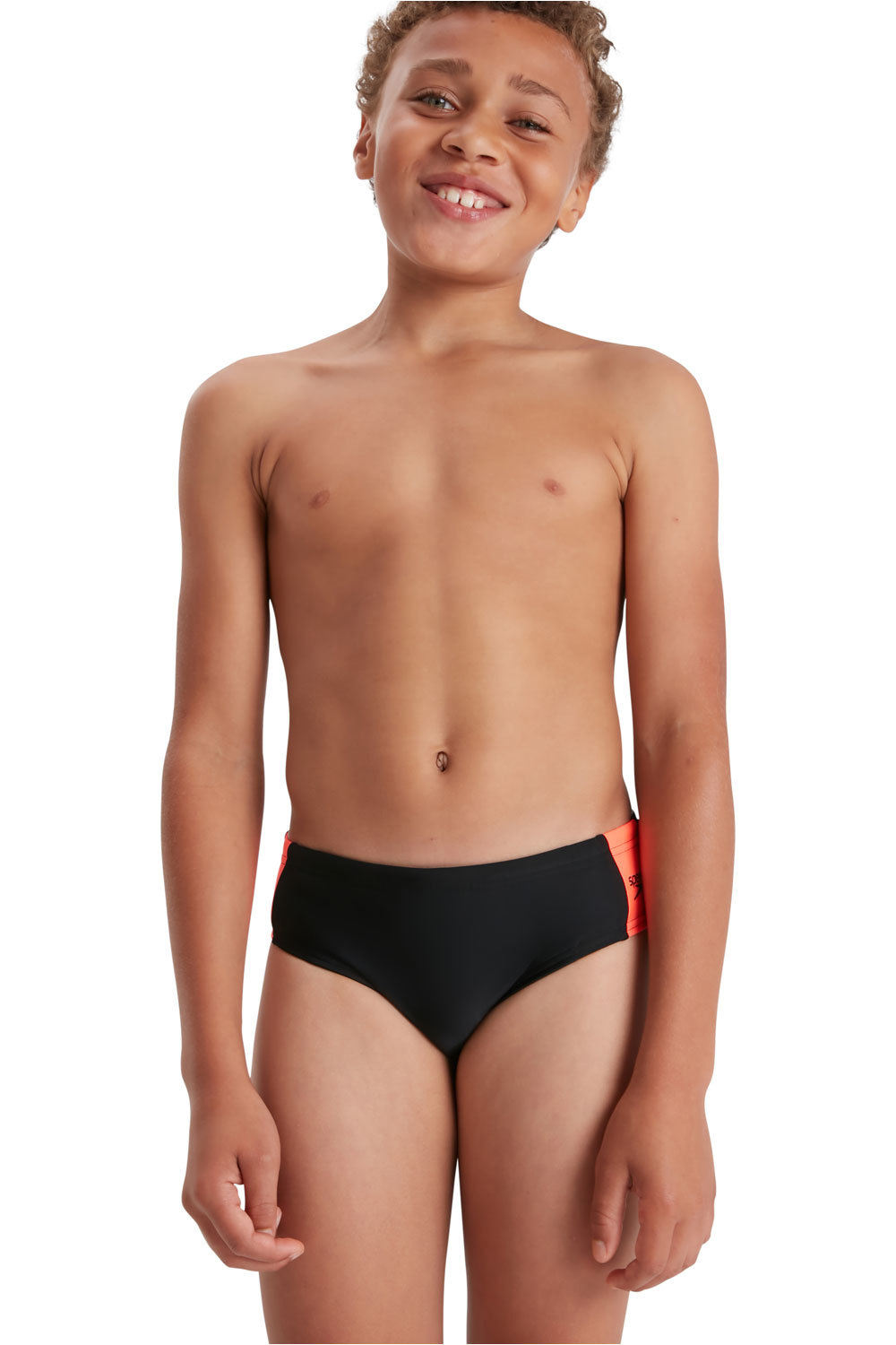 Speedo boom logo splice 5 cm brief bañador natación niño