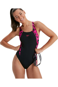 Speedo bañador natación mujer Hyperboom Splice Muscleback vista frontal