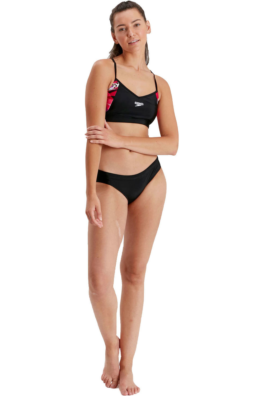 Speedo bañador natación mujer Volley Thinstrap 2PC vista frontal