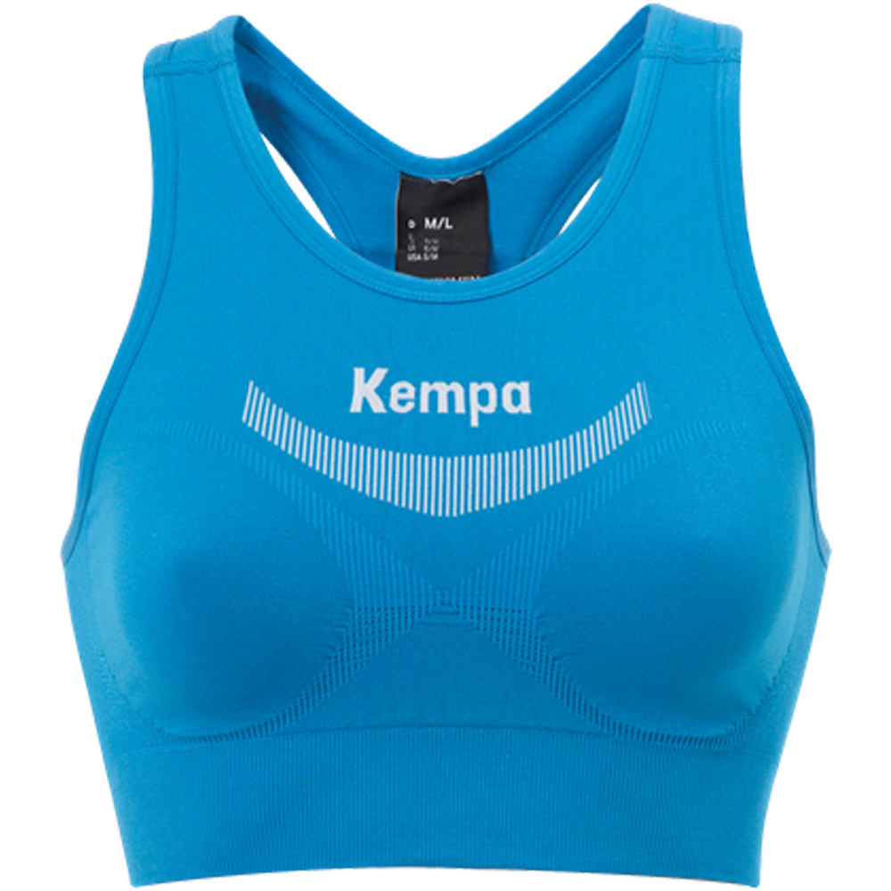 Kempa camisetas fútbol manga corta ATTITUDE PRO TOP DE MUJER vista frontal