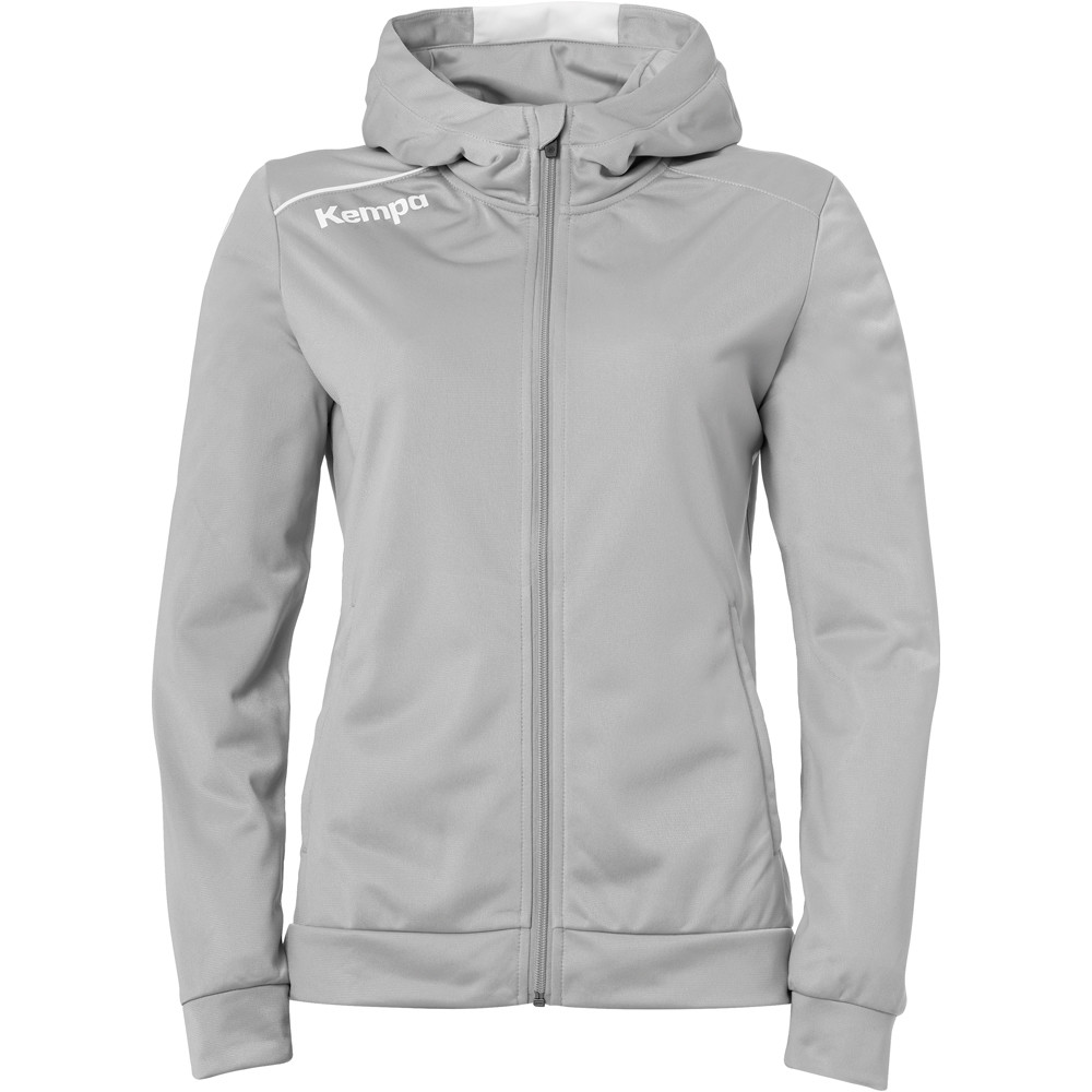 Kempa sudadera entrenamiento fútbol PLAYER HOOD JACKET WOMEN vista frontal