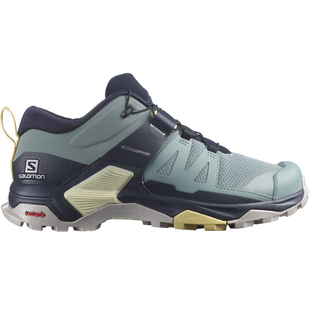 Salomon zapatilla trekking mujer X ULTRA 4 lateral exterior