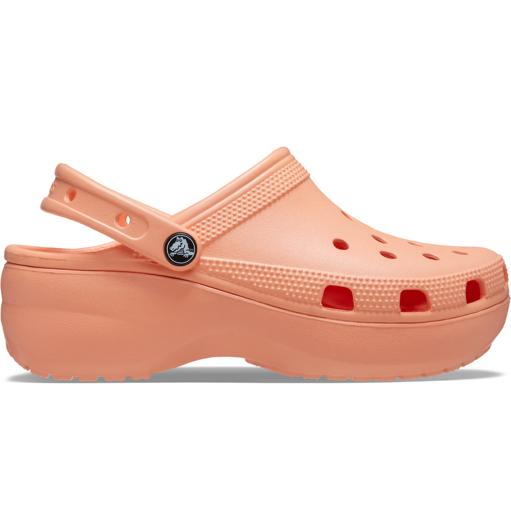 Crocs zueco mujer CLASSIC PLATFORM CLOG lateral exterior