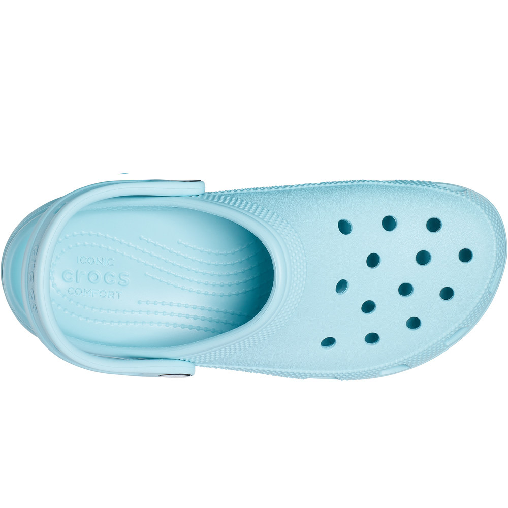 Crocs zueco mujer CLASSIC PLATFORM CLOG vista trasera