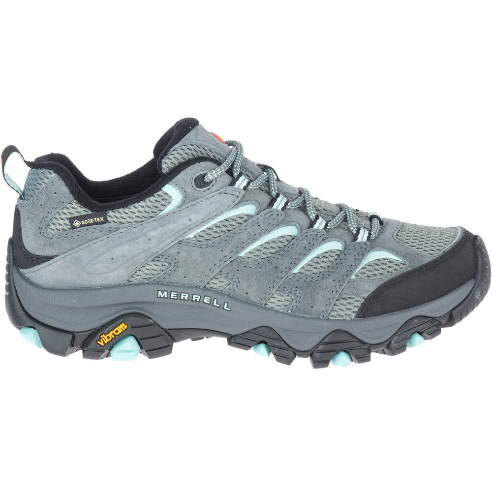 Moab 3 gore-tex zapatilla trekking mujer Gris (37)