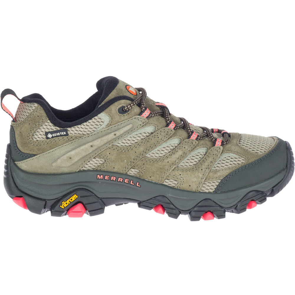 Moab 3 gore-tex zapatilla trekking mujer Verde (38,5)