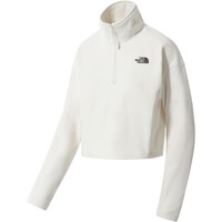 The North Face Sudaderas Montaña Mujer W 100 GL CROP 1/4 ZIP vista frontal