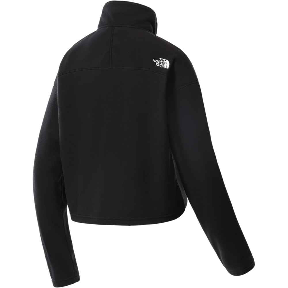 The North Face Sudaderas Montaña Mujer W 100 GL CROP 1/4 ZIP vista trasera