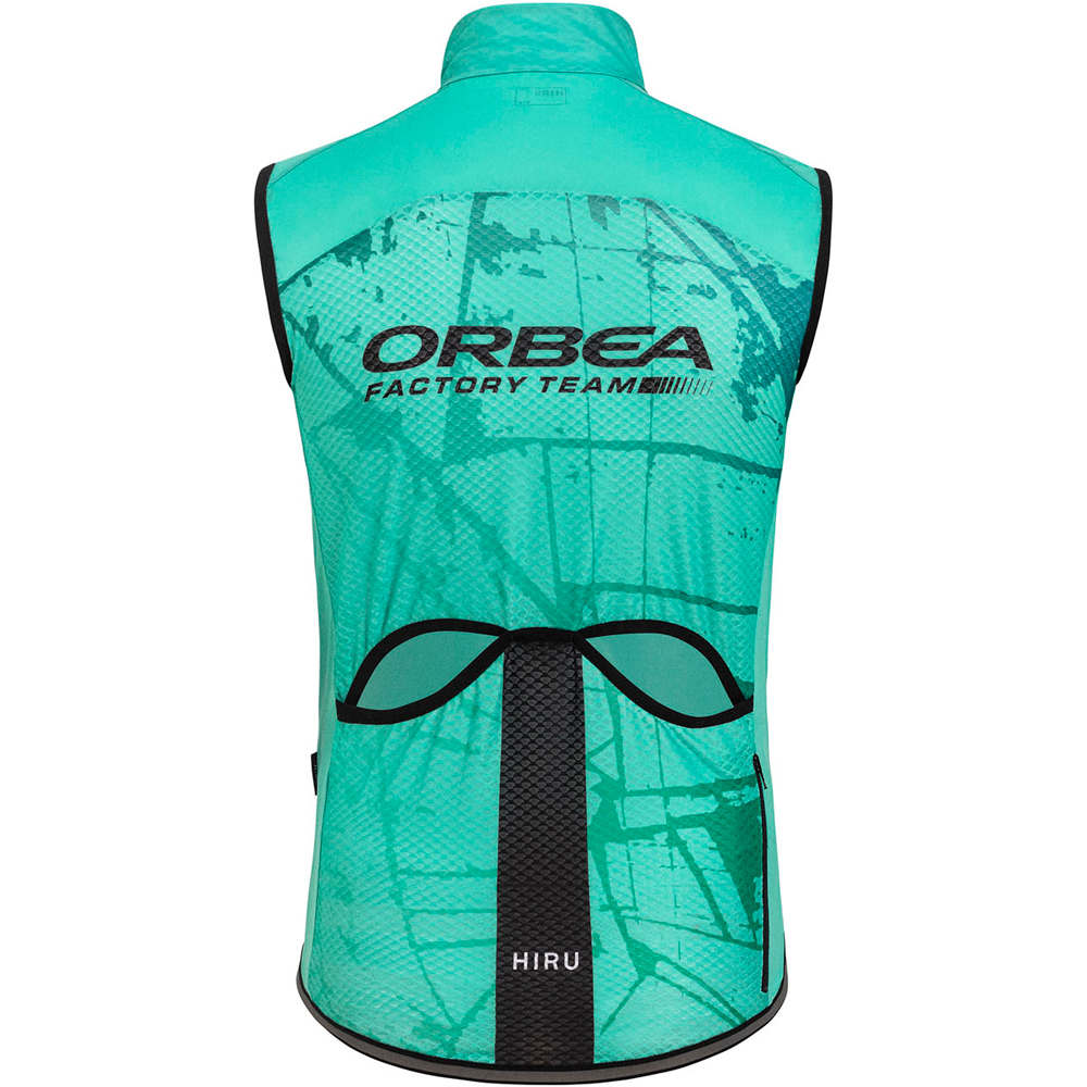 Orbea chaleco ciclismo hombre M CORE WINDB GILET FTY vista trasera