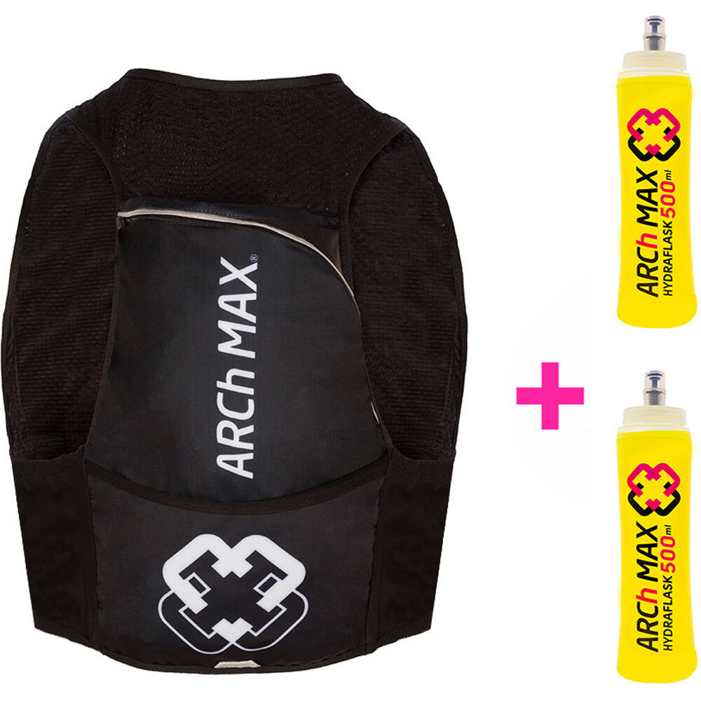 Arch Max varios running HYDRATION VEST- 8L + 2SF500ML vista frontal