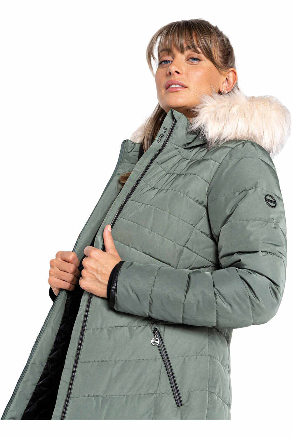 Dare2b chaqueta impermeable insulada mujer STRIKING III JKT vista detalle