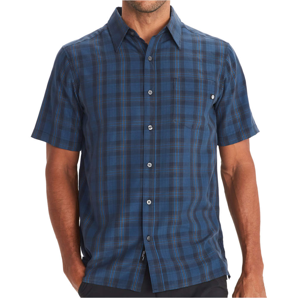 Marmot camisa montaña manga corta hombre Eldridge SS vista detalle