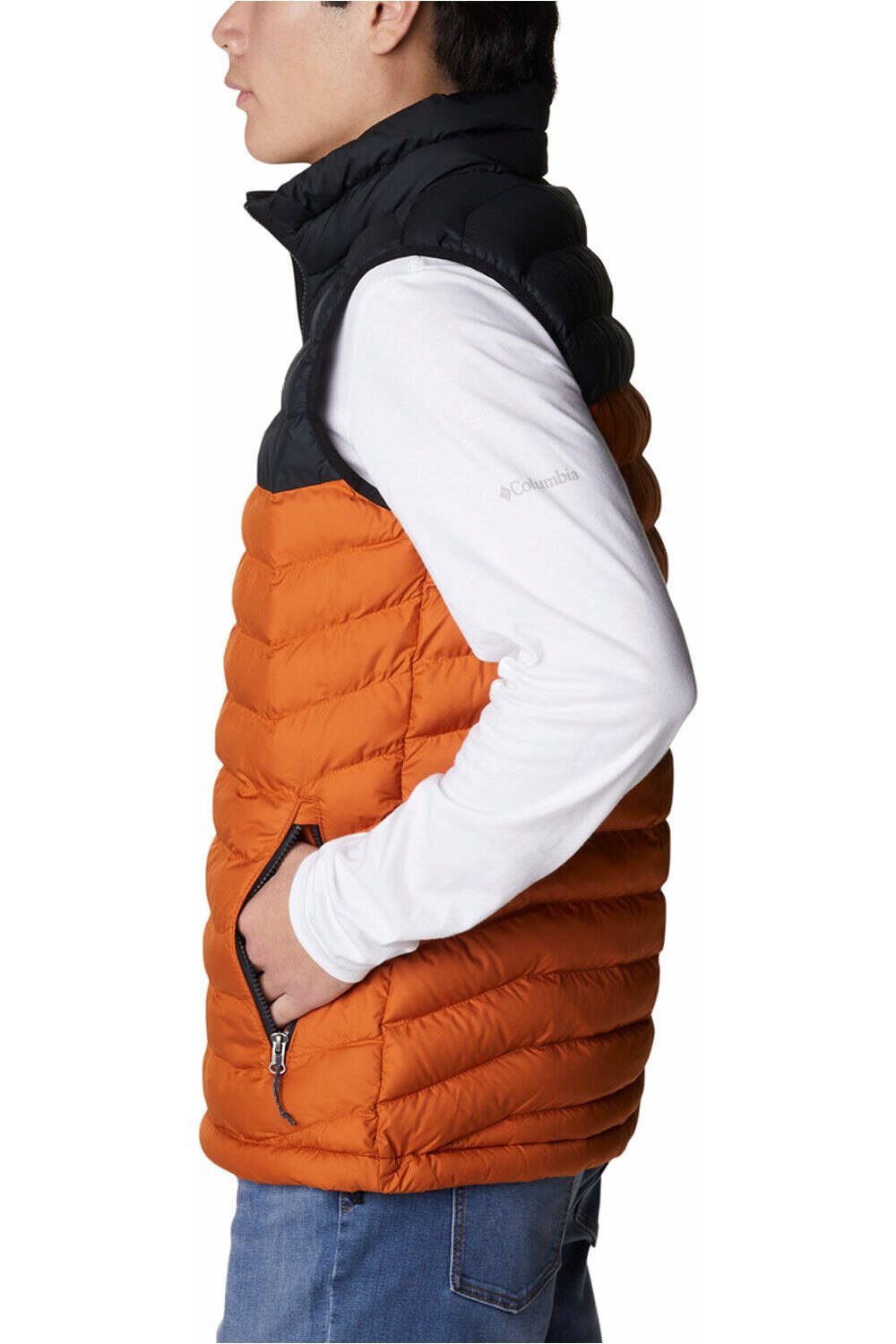 Columbia powder lite vest chaleco outdoor hombre