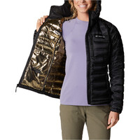 Columbia chaqueta outdoor mujer PEBBLE PEAK DOWN HOODED JACKET 04