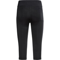 Odlo malla pirata running mujer Tights 3/4 ESSENTIAL vista trasera