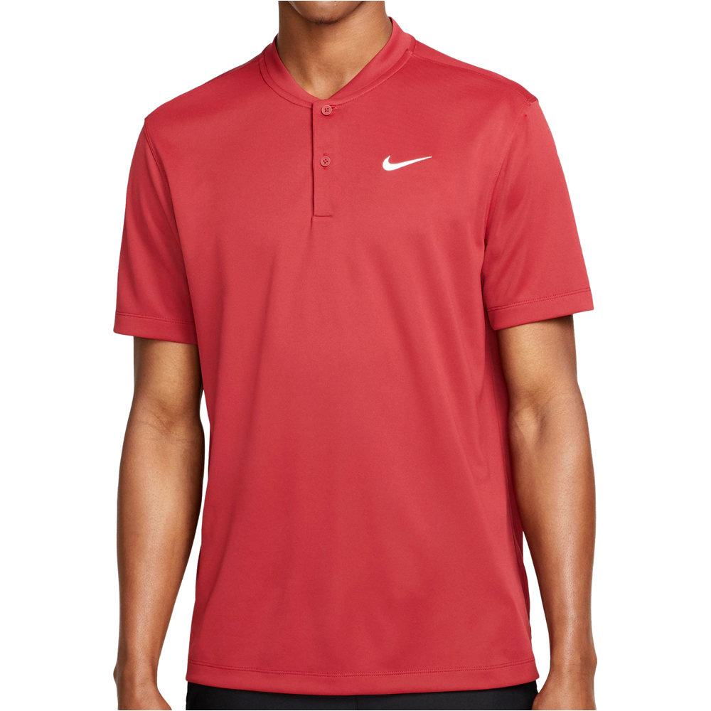 Nike camiseta tenis manga corta hombre M NKCT DF POLO BLADE SOLID vista detalle