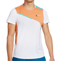 Nike camiseta tenis manga corta hombre M NKCT DRY SLAM TOP NT MB vista detalle