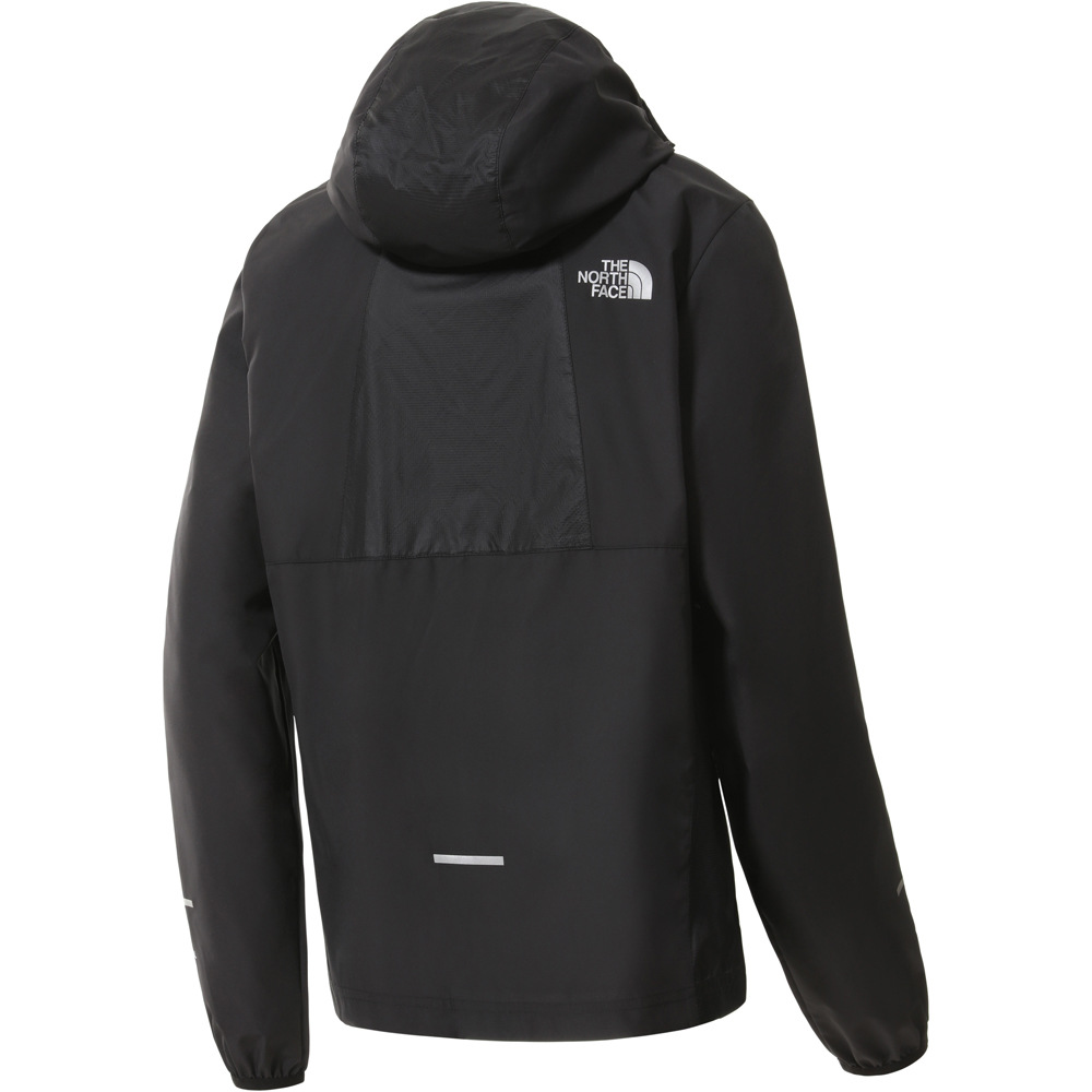 The North Face CHAQUETA TRAIL RUNNING MUJER W RUN WIND JKT vista trasera