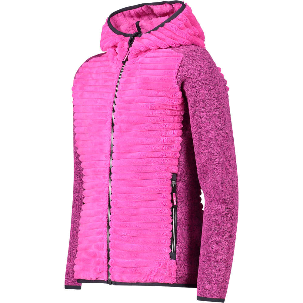 Cmp forro polar niño KID G JACKET FIX HOOD vista detalle