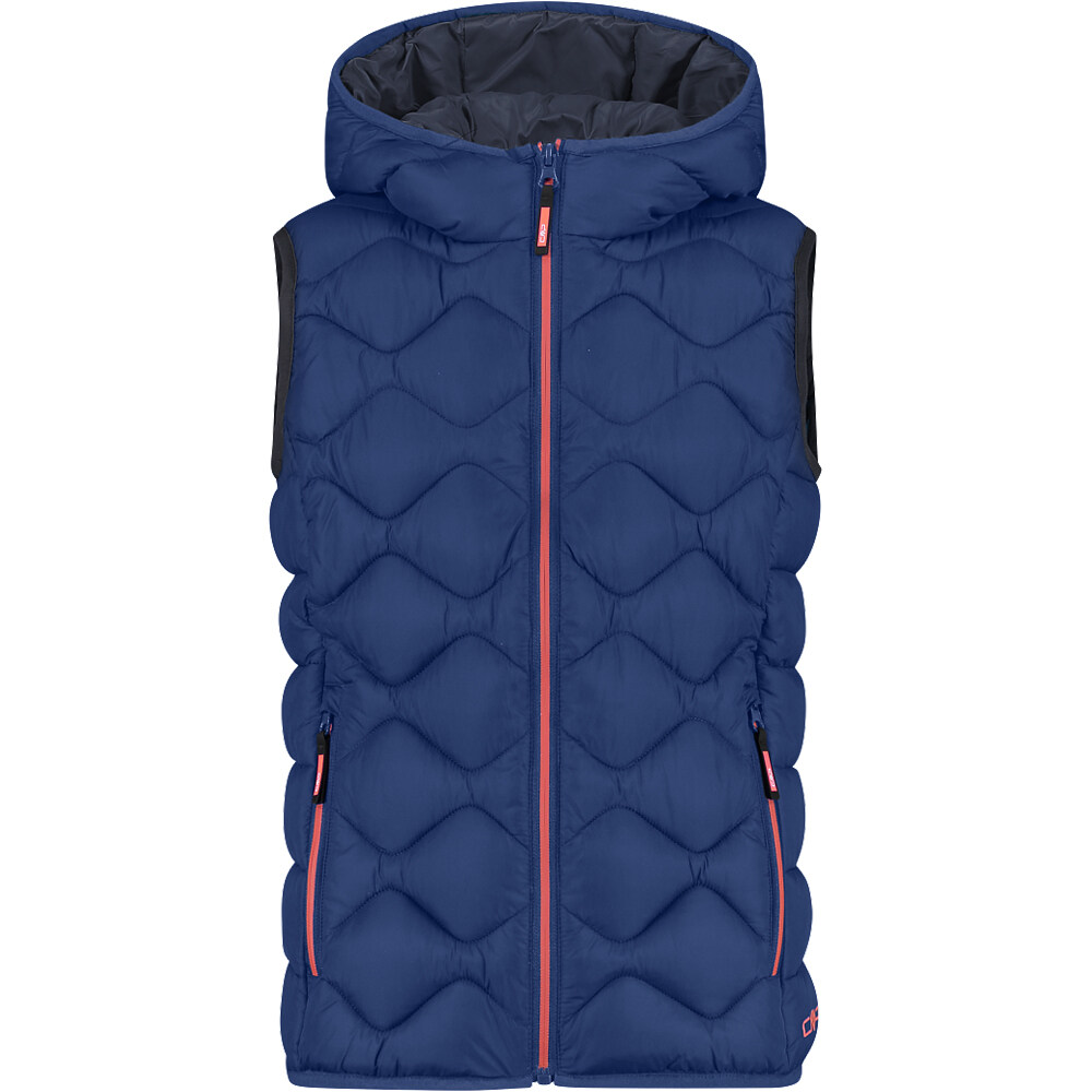 Cmp kid g vest fix hood chaleco outdoor niño
