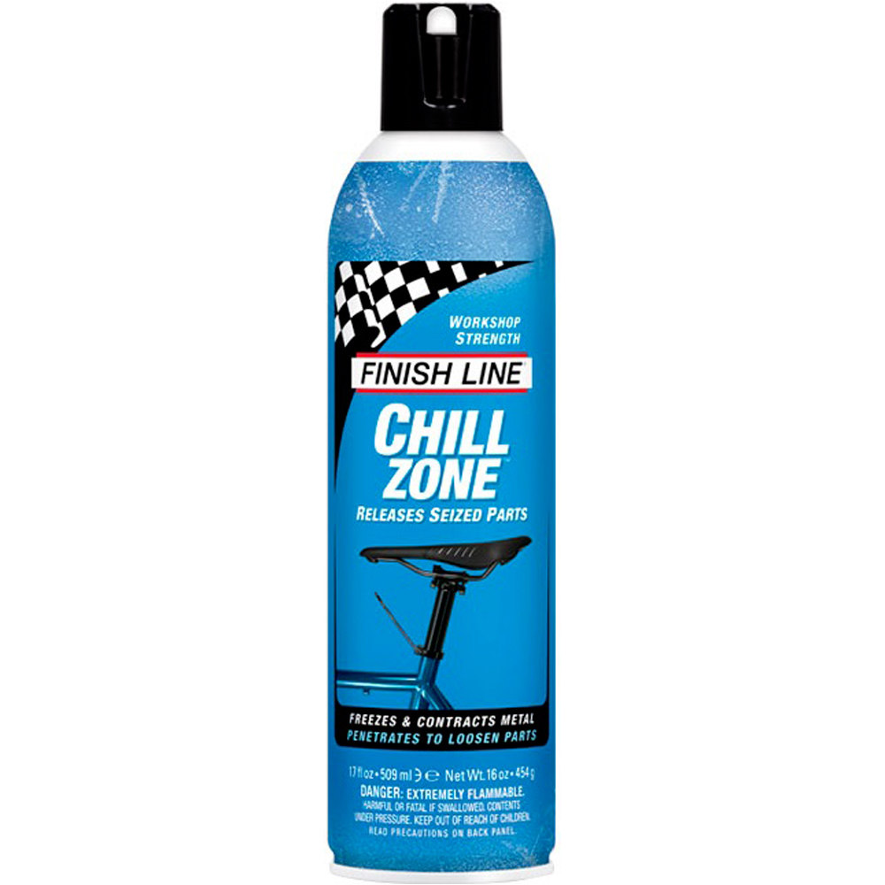 Finish Line abrillantador y desengrasante bicicleta LIMPIADOR CADENA CHILL ZONE 17oz vista frontal