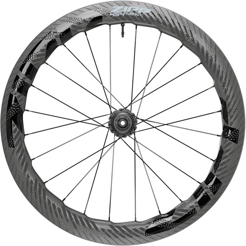 Zipp ruedas carretera 454 NSW TRAS 12X142 10/11V 58MM vista frontal