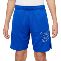 Nike pantaloneta técnica niño B NK DF SHORT COLLECTION HBR vista trasera