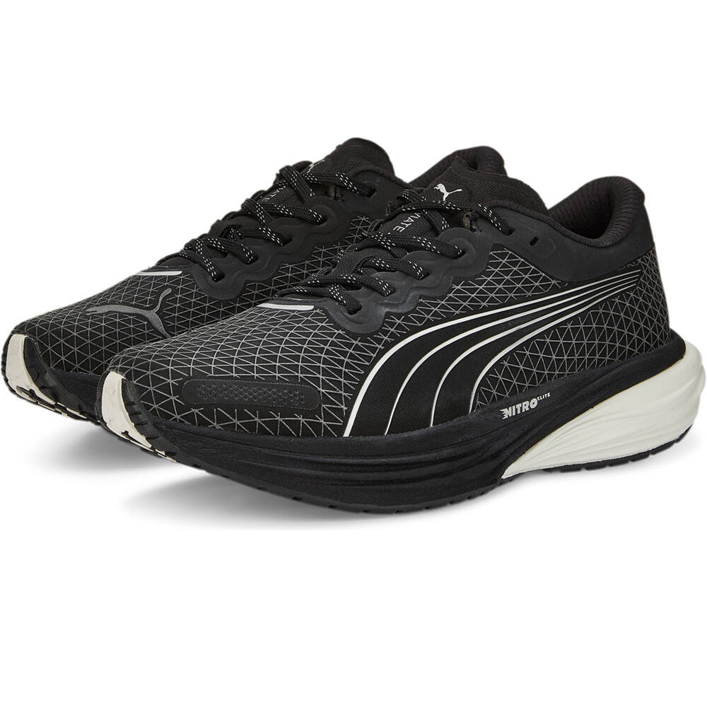 Puma zapatilla running mujer DEVIATE NITRO 2 WTR lateral interior