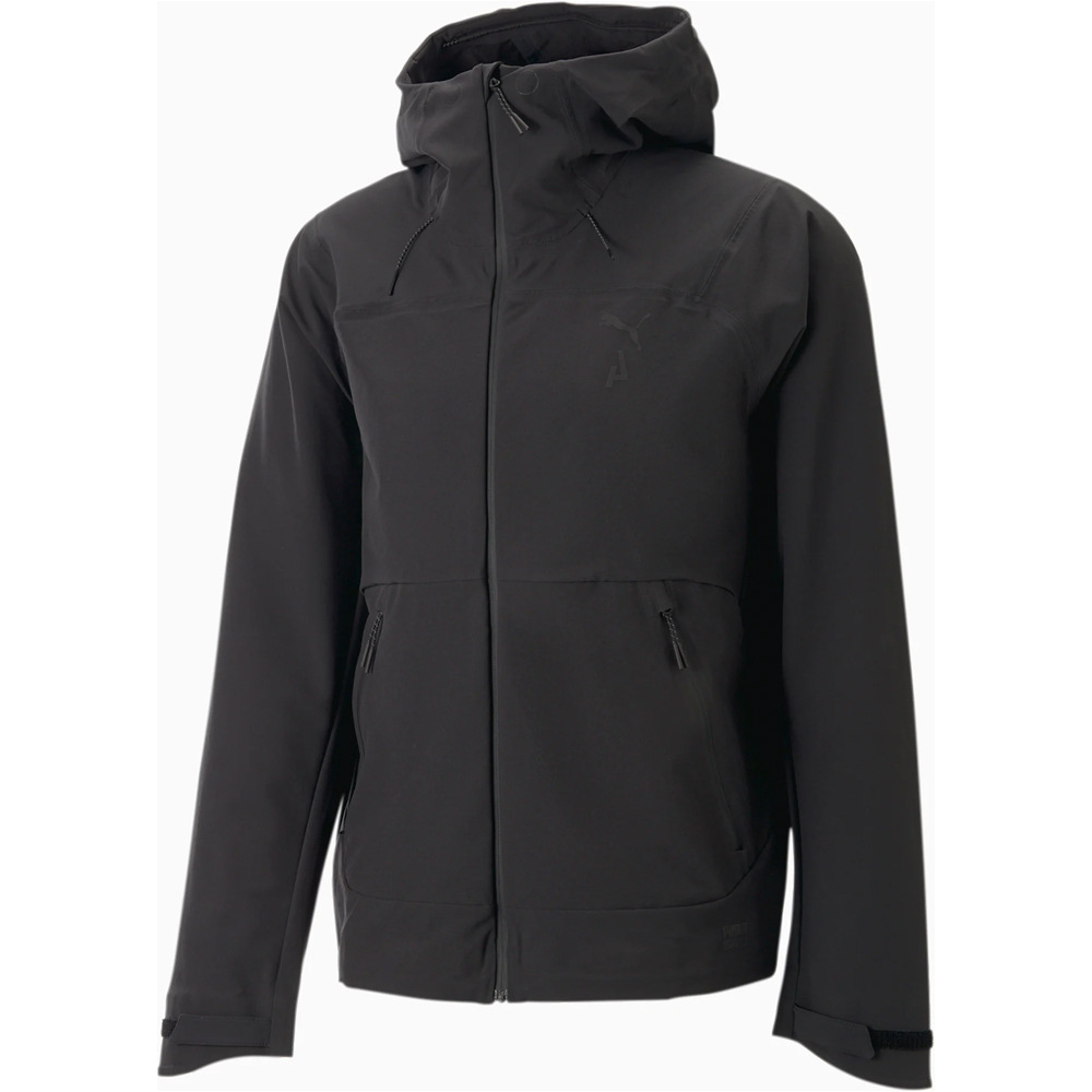 M seasons raincell j CHAQUETA RUNNING HOMBRE Negro (XL)