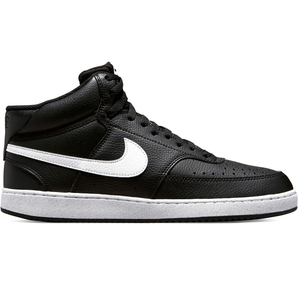 Court vision mid next nature zapatilla moda hombre Negro (39)