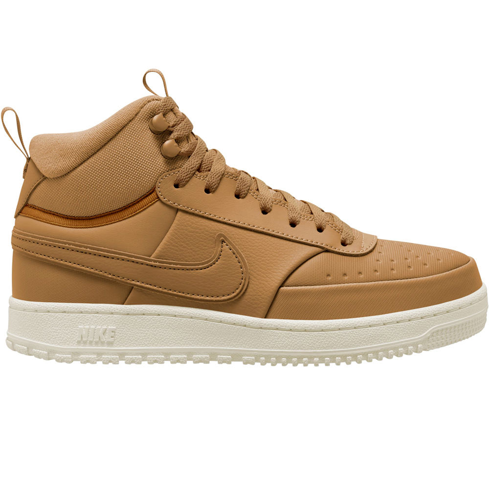Court vision mid wntr zapatilla moda hombre Amarillo (41)