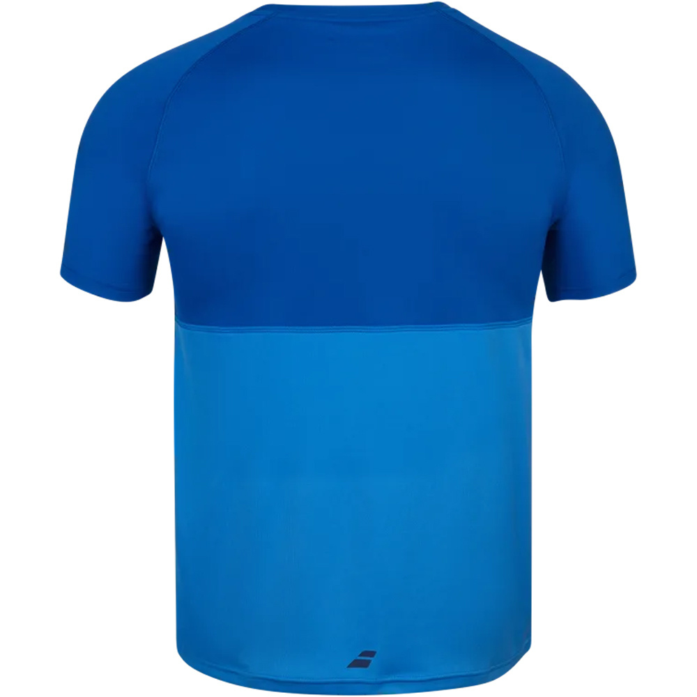 Babolat camiseta tenis manga corta hombre Play Crew Neck Tee vista trasera