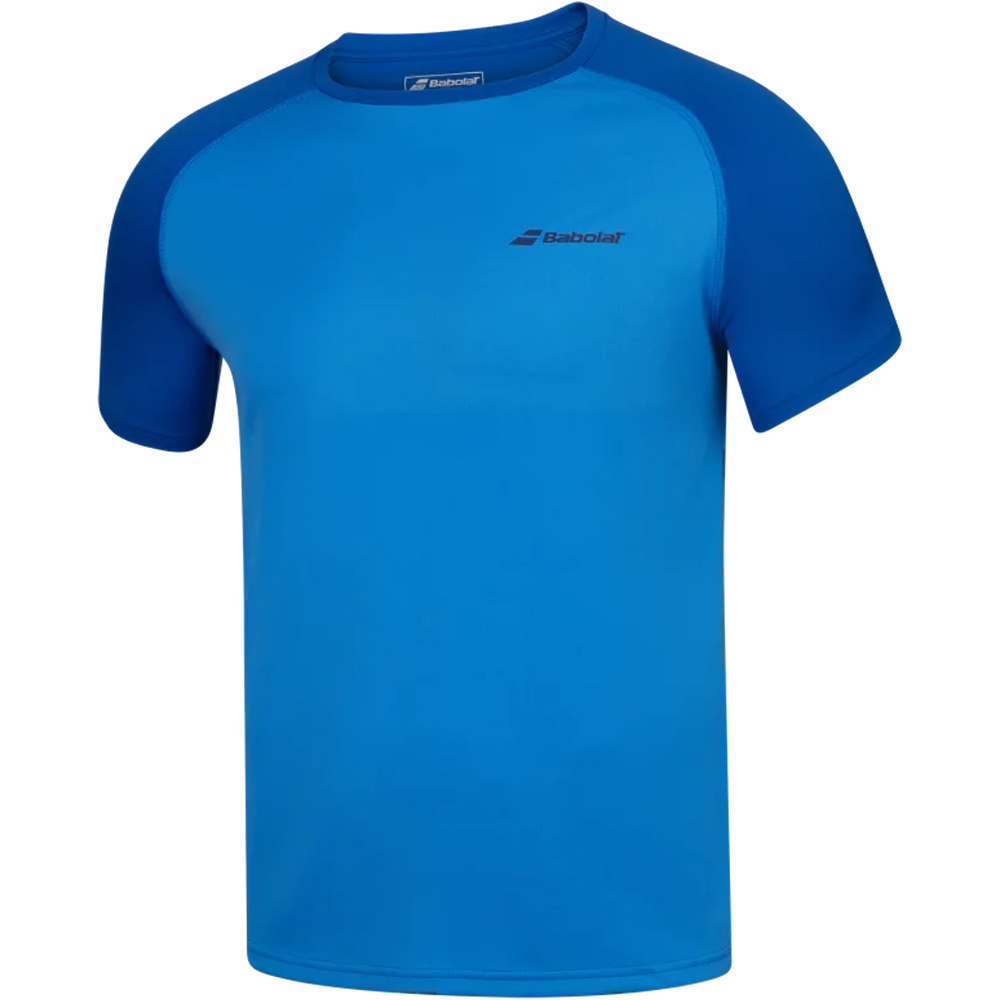 Babolat camiseta tenis manga corta hombre Play Crew Neck Tee vista detalle