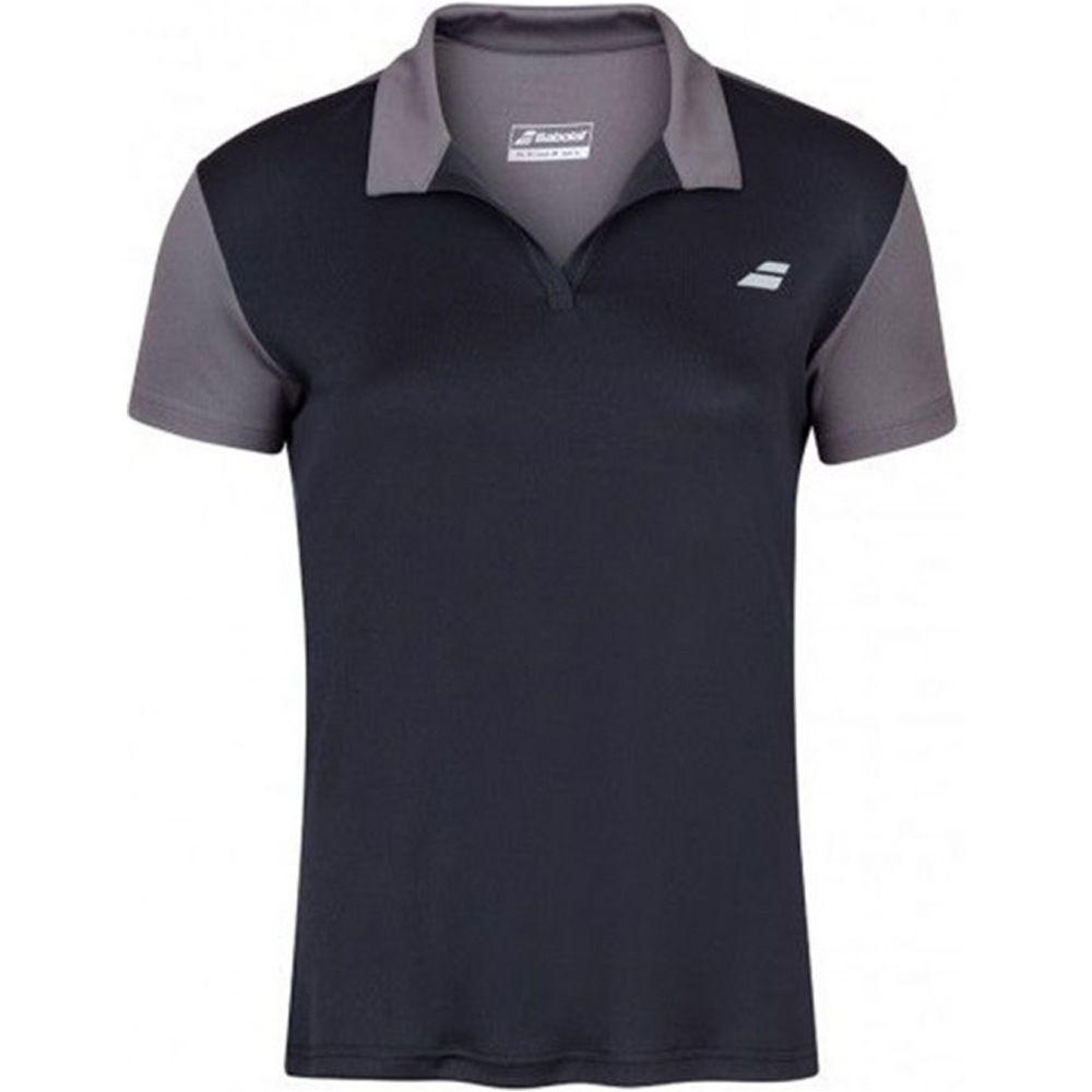Play polo polo tenis mujer Negro (M)