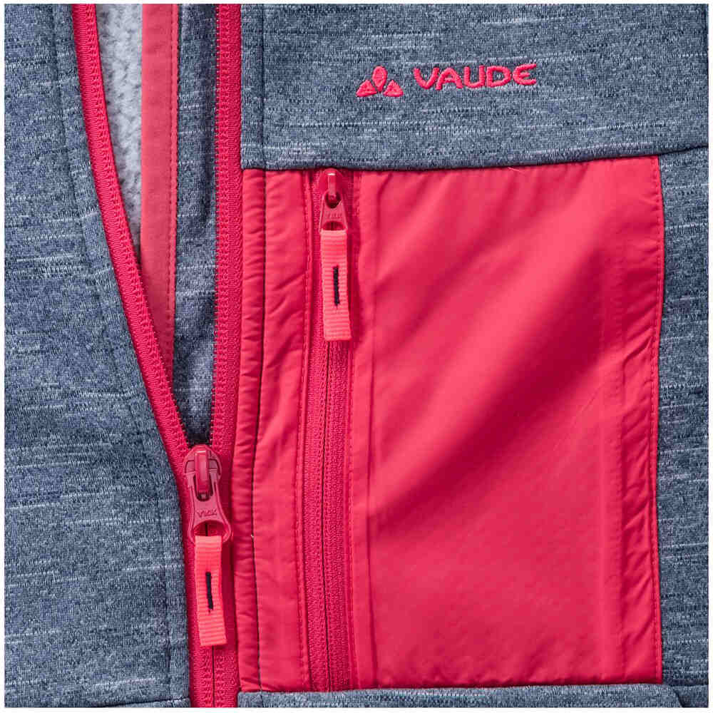 Vaude forro polar niño Kids Kikimora Jacket vista detalle