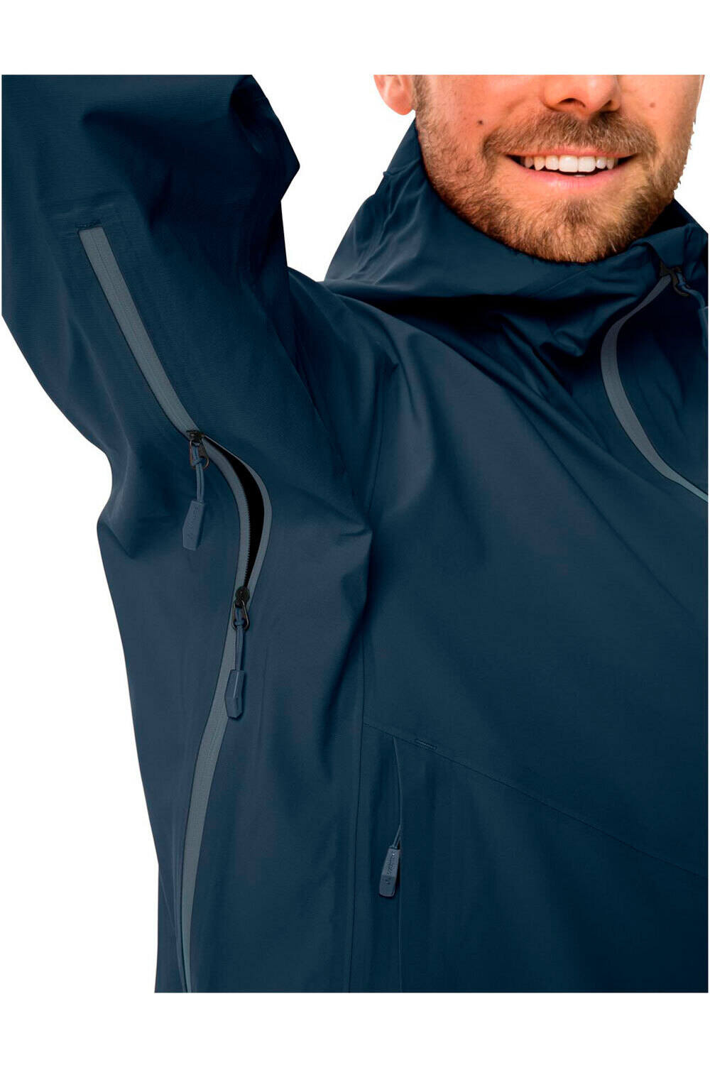 Vaude chaqueta impermeable hombre Men  s Croz 3L Jacket III vista detalle