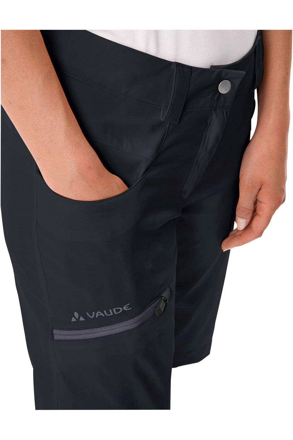 Vaude pantalón corto montaña mujer Women  s Skarvan Bermuda vista detalle