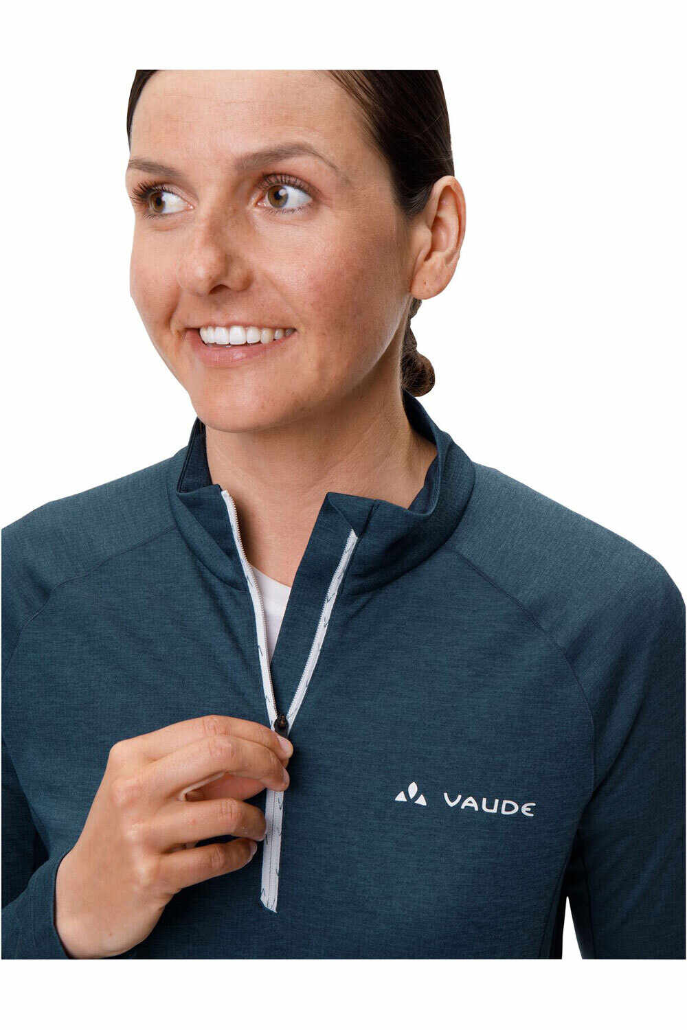 Vaude forro polar mujer Women  s Larice Light Shirt II vista detalle