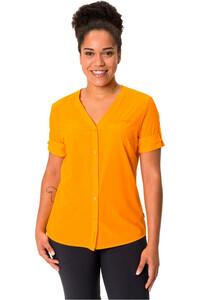 Vaude camisa montaña manga corta mujer Women  s Skomer Shirt III vista frontal