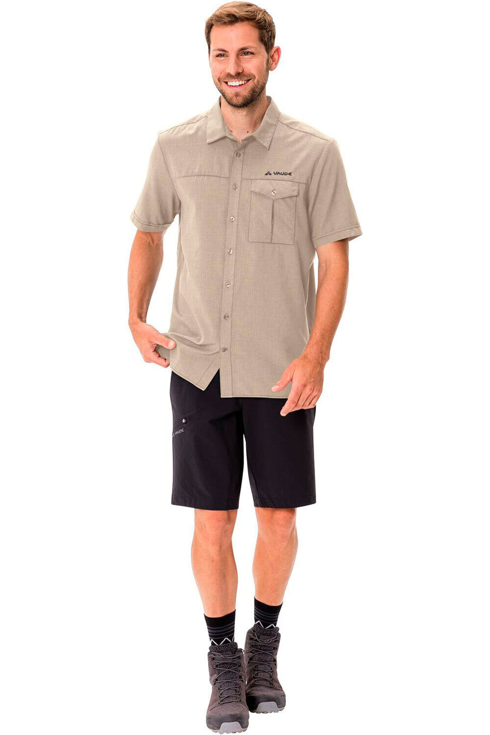 Vaude camisa montaña manga corta hombre Men's Rosemoor Shirt II 04