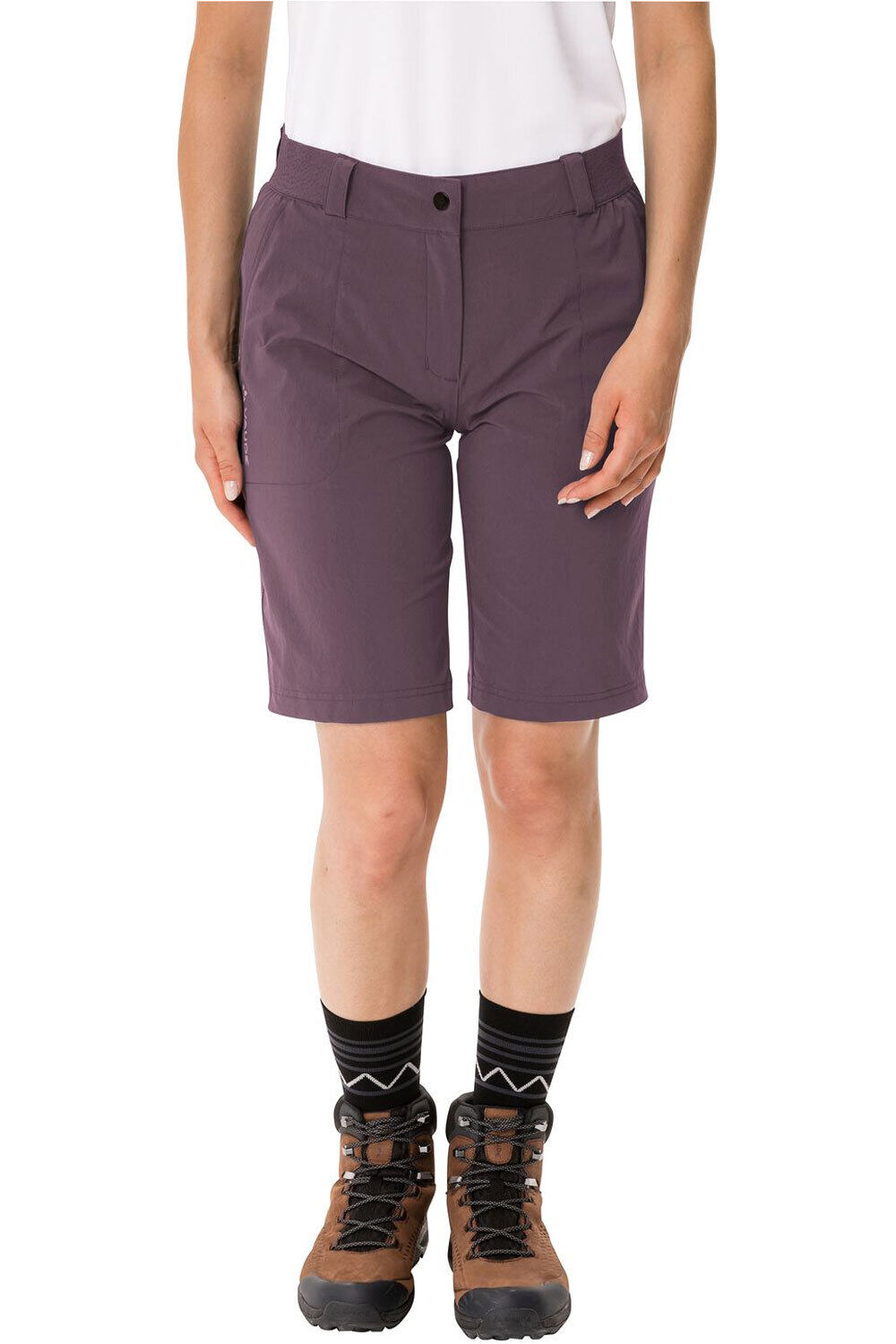 Vaude pantalón corto montaña mujer Women  s Farley Stretch Shorts II vista frontal