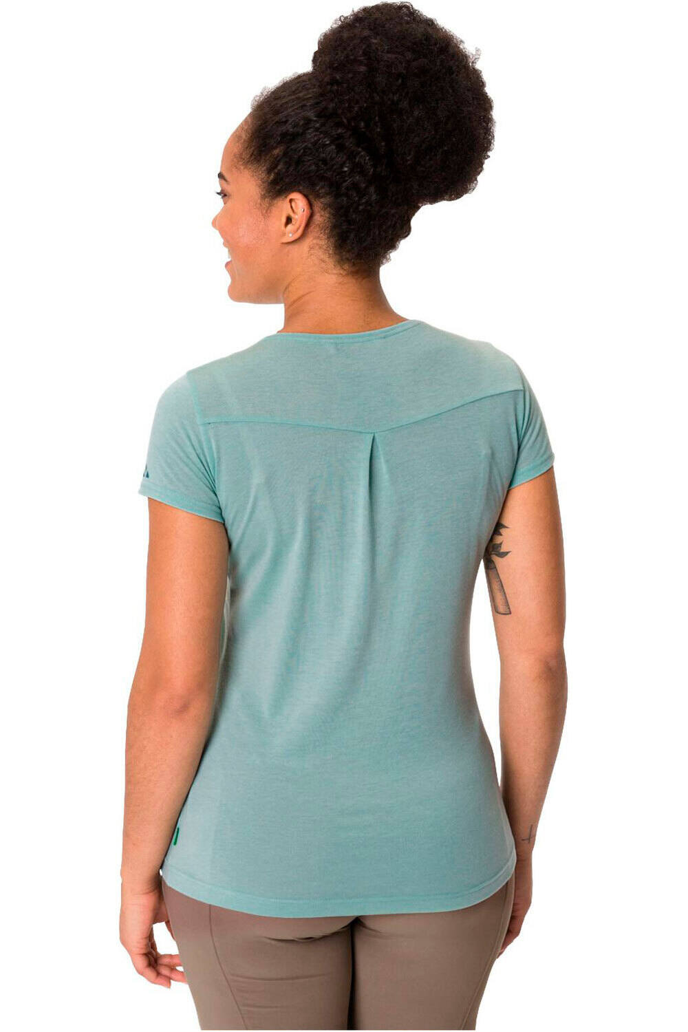 Vaude camiseta montaña manga corta mujer Women  s Skomer Print T-Shirt II vista trasera