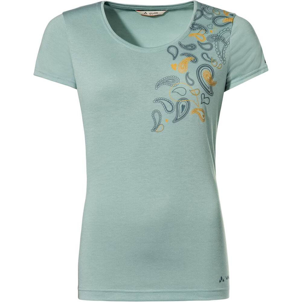 Vaude camiseta montaña manga corta mujer Women  s Skomer Print T-Shirt II 05