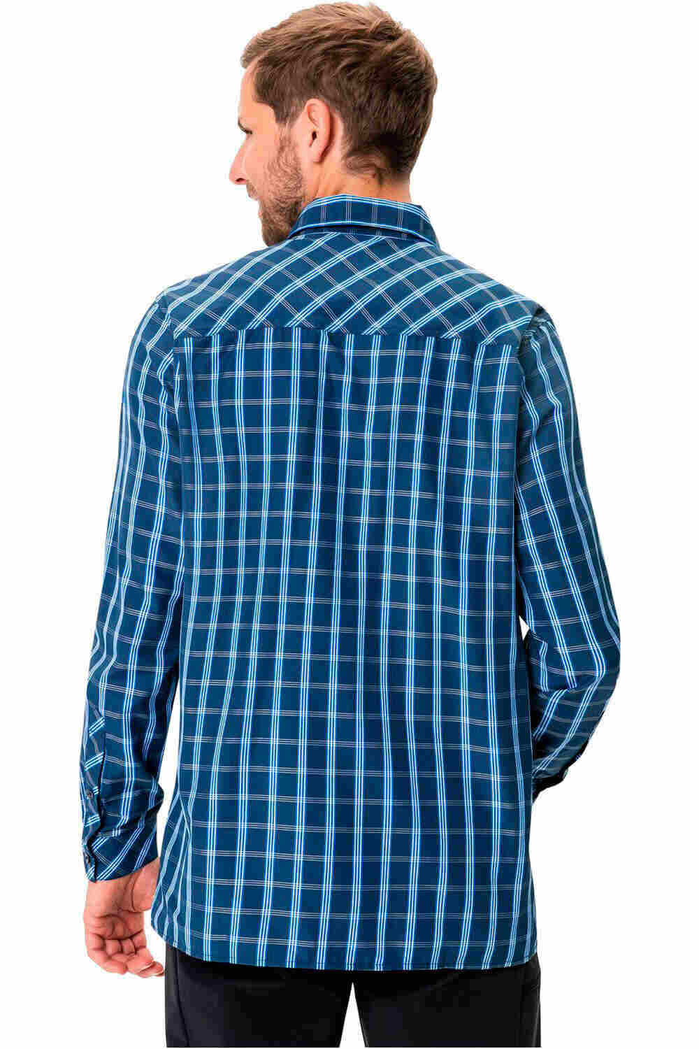 Vaude camisa montaña manga larga hombre Men  s Albsteig LS Shirt III vista trasera