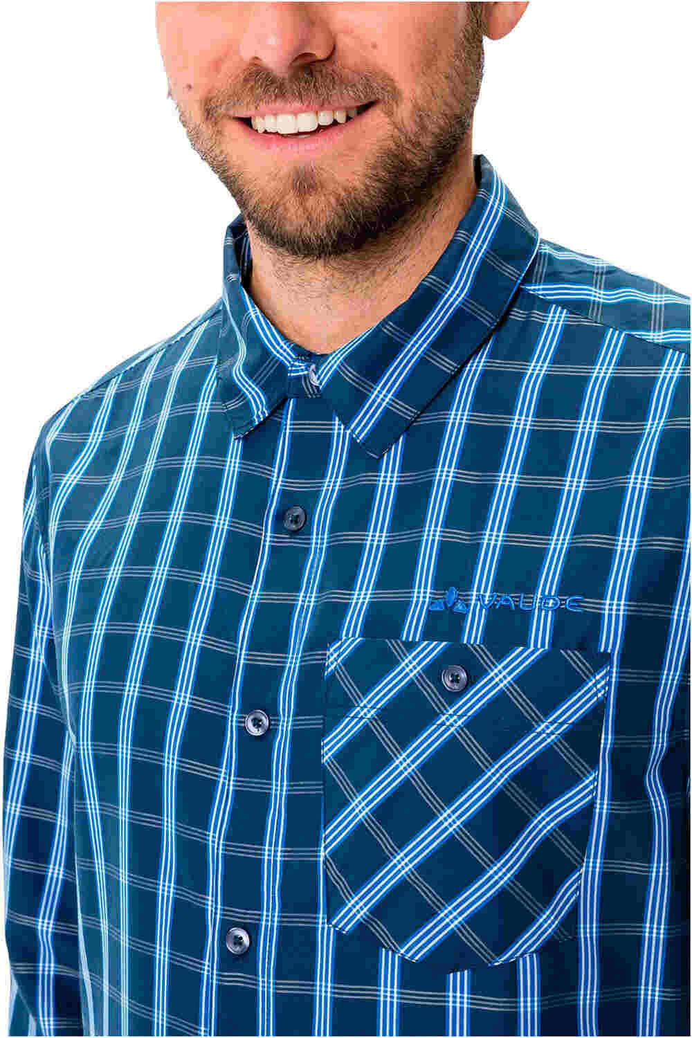 Vaude camisa montaña manga larga hombre Men  s Albsteig LS Shirt III vista detalle