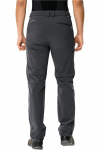 Vaude pantalón montaña hombre Men  s Farley Stretch T-Zip Pants III vista trasera