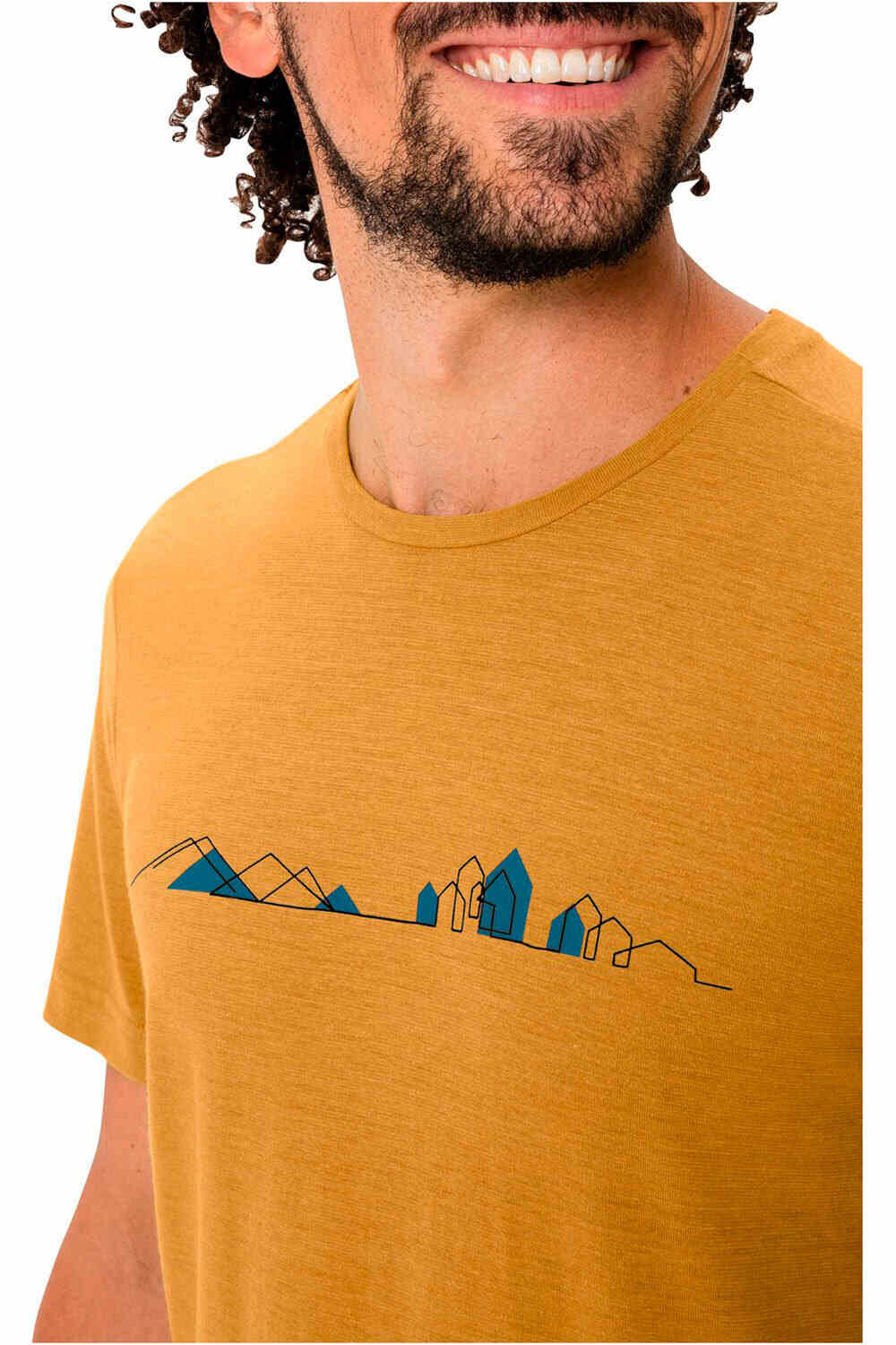 Vaude camiseta montaña manga corta hombre Men's Redmont T-Shirt II vista detalle