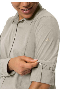 Vaude camisa montaña manga larga mujer Women  s Rosemoor LS Shirt III vista detalle
