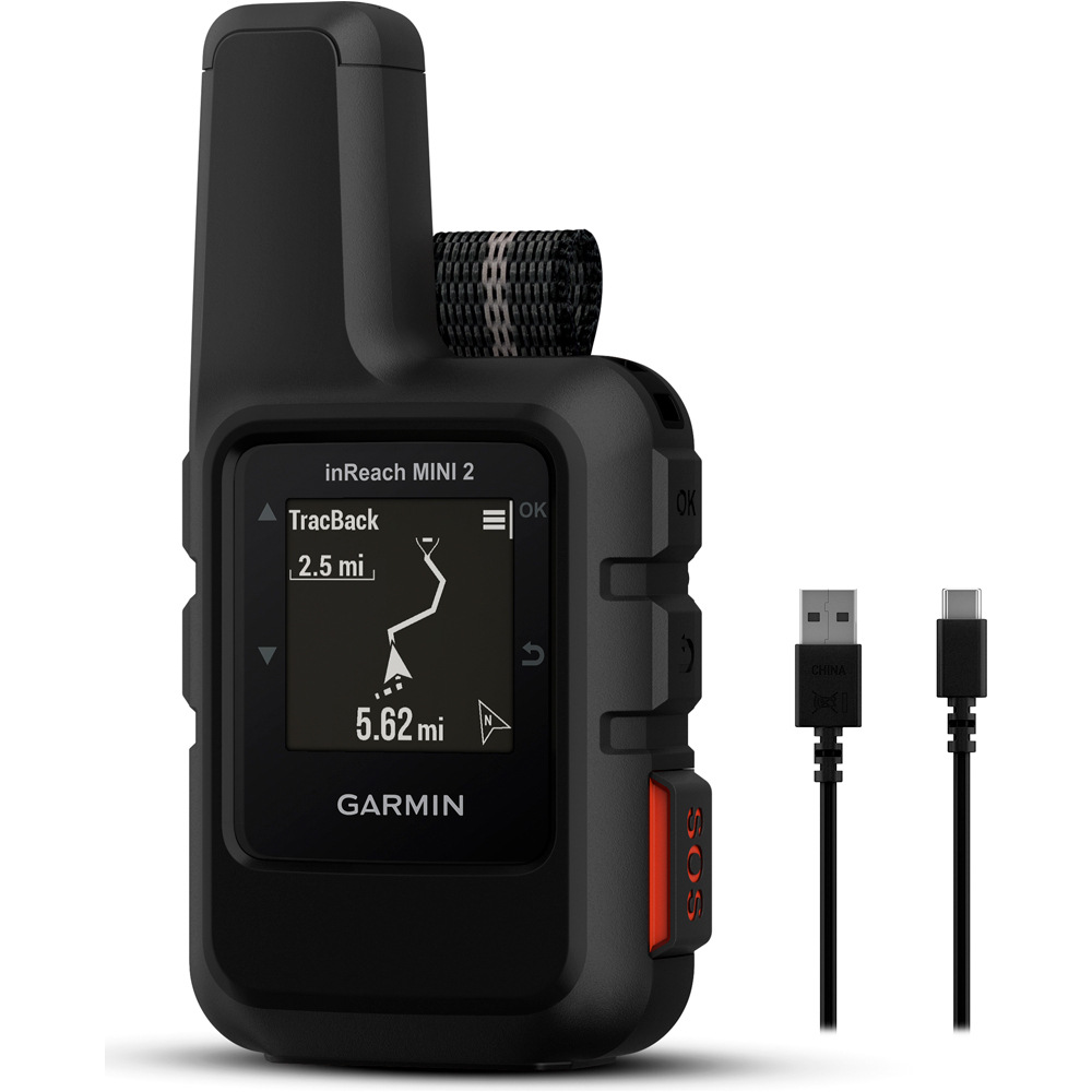 Garmin gps inReach Mini 2 Negro vista frontal