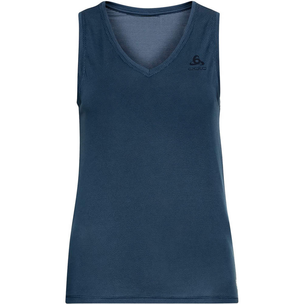 Single active camiseta térmica manga corta mujer Azul (L)